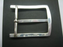 Sterling silver 925 buckle w/Genuine Lizard-1.1/2&Prime; belt MADE IN U.S.A.