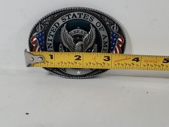 The United States of America Belt Buckle Metal Great American Products USA