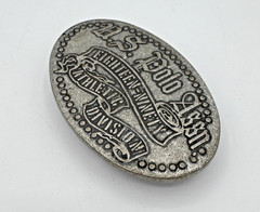 Vintage U.S. Polo Assn 18th Eventing Division Belt Buckle Silver Tone