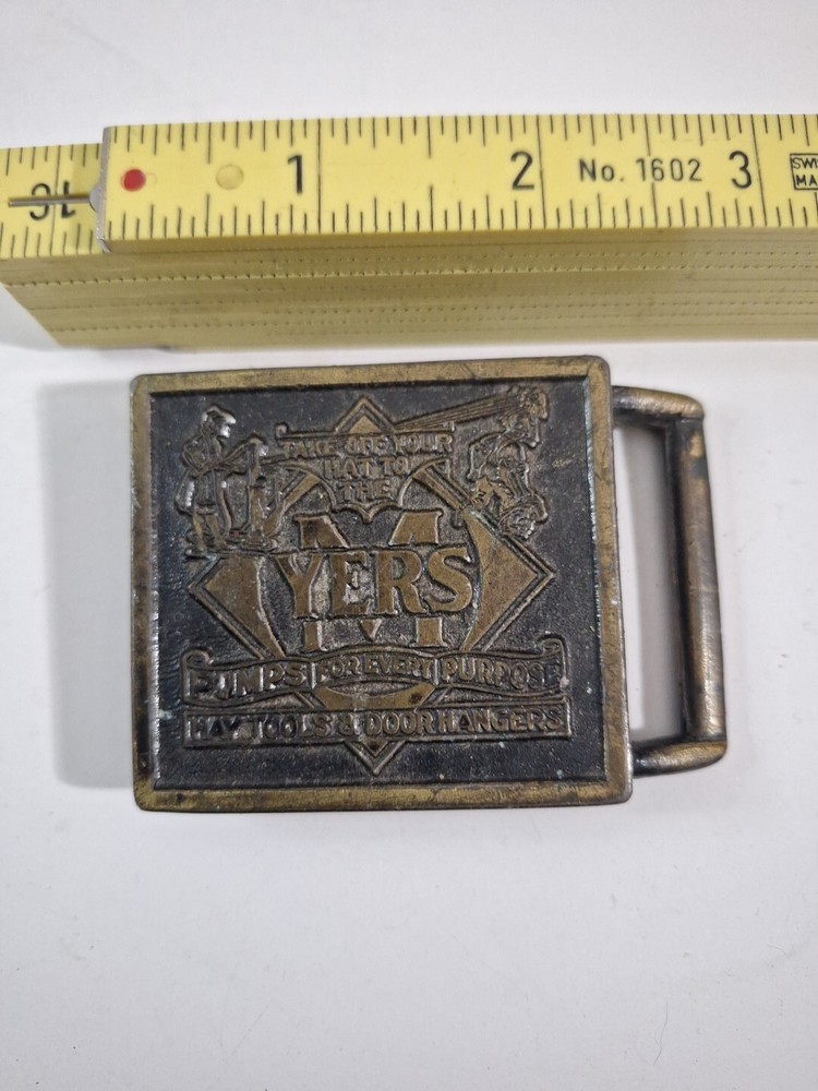 Myers Pumps Tools Door Hangers Belt Buckle