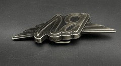 Bob Vokey BV Initials Wings Stealth Belt Buckle Rare Collectible Metal w/ Pouch