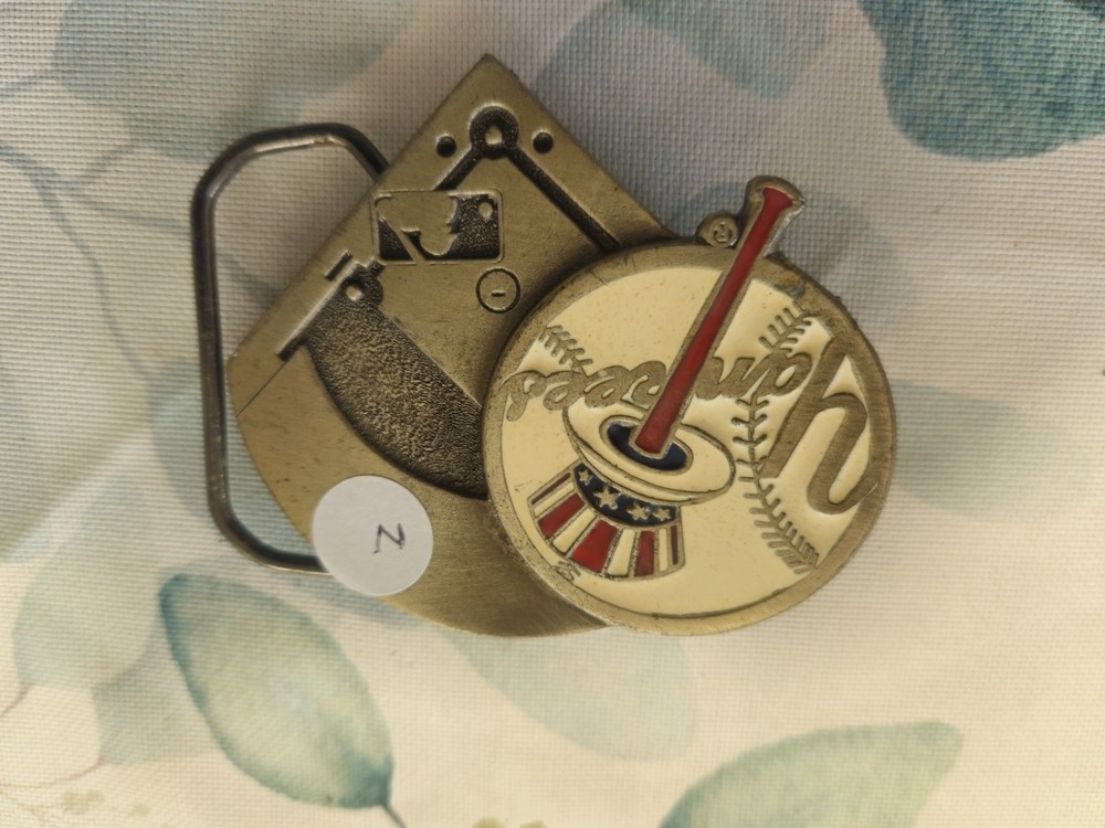 Miscellaneous Major League Baseball Belt Buckles