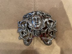 SUPER RARE! HUGE!! Kieselstein-Cord Medusa Belt Buckle