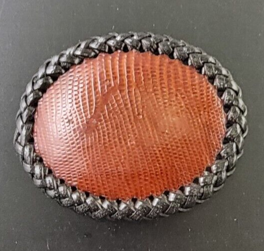 LIZARD skin Belt Buckle Handmade Western Cowboy HANDMADE NEW Authentic
