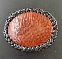LIZARD skin Belt Buckle Handmade Western Cowboy HANDMADE NEW Authentic