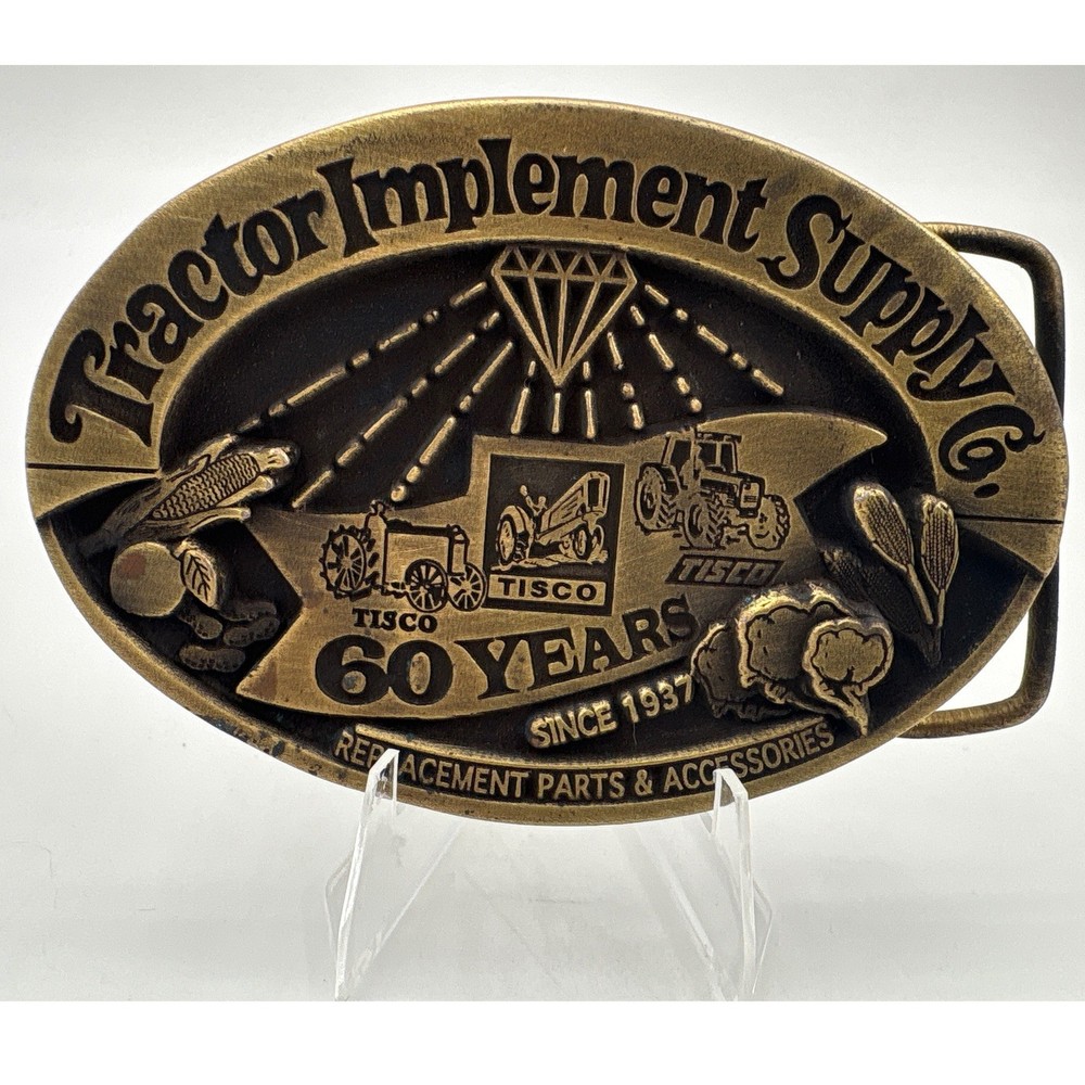 TISCO 60 Years Anniversary Belt Buckle 1997 Vintage Series Limited Edition #1162