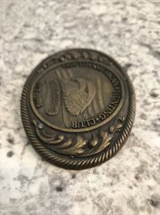 Vintage North American Hunting Club 20th Anniversary Belt Buckle 1978-1998