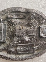 Vintage US The National Guard American Heroes Belt Buckle