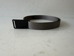 Grip6 Black Buckle w/ Gray 1” Wide Tactical Nylon Belt – 38&Prime; Long