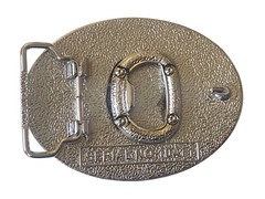 « Save A Horse Ride a Cowboy » Belt Buckle, 3.5&Prime;x2.5&Prime;, with Bottle Opener