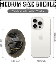 Belt Buckles for men women-Western Cowboy Belt Buckle American Flag and Eagle Be