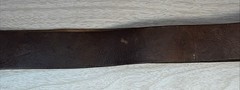 Vtg Belt Buckle & Belt America Eagle Sun Rise Stars Bergamot Size 35