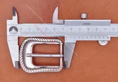 Bling Silver Western Cowboy Headstall Belt Buckle 3-Piece Set For 25mm Strap