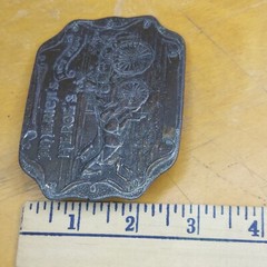 Americas Heroes Fire Dept. Boston Belt Buckle Western Style