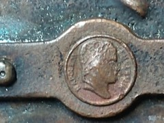 VINTAGE CENTRAL & UNION PACIFIC RAILROAD CO. BRASS BELT BUCKLE