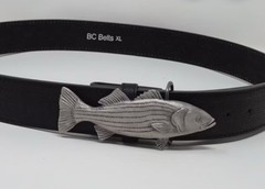 Salmon Buckle – Pewter Belt Buckle