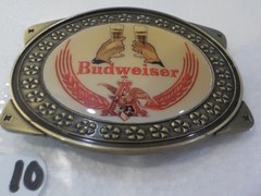 2010 Limited Edition Budweiser Beer « CHEERS » Belt Buckle Fits up to 1.5&Prime; Belt
