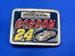 Nascar Winston Cup Series Jeff Gordon 24 American Legends Foundry Belt Buckle