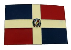 Dominican Republic Belt Buckle Flag Metal Men Rodeo Western Men Women New Yorker