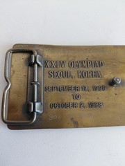 1988 UNITED STATES SHOOTING TEAM BELT BUCKLE – XXIV OLYMPIAD – SEOUL KOREA GW17