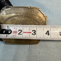 VTG Southern Comfort Vintage Belt Buckle Brass Metal Made In USA