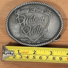 Walnut Valley Bluegrass Festival 1995 Belt Buckle RARE Winfield Kansas 89/200
