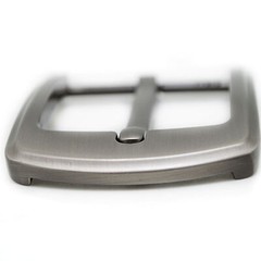 Edelstahl-Dornschließe für Herren Ledergürtel Ersatz Snap On 40mm Chrome