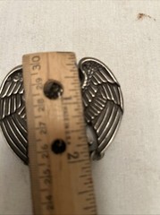 Vintage Avon Pewter Tone Metal Eagle Belt Buckle