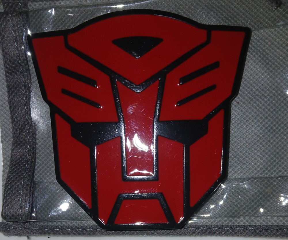 Transformers Metal Belt Buckle. Red NWOT