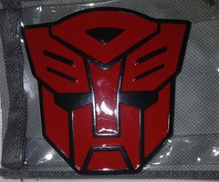 Transformers Metal Belt Buckle. Red NWOT