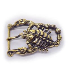 Scorpion Brass Belt Buckle