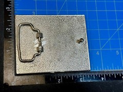 VSCT DNM Digital Print TV No Signal Standby Graphics Broadcast Gear Belt Buckle