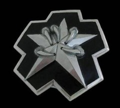 Belt Buckle Sea Monster Claw Pentagon Sign Big Buckles