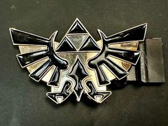 The Lengend Of Zelda Twilight Princess Triforce Logo Belt Buckle Tm2011 Nintendo