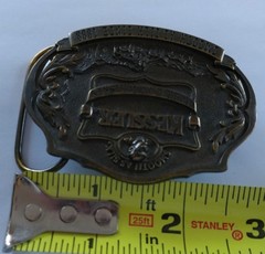 KESSLER AMERICAN WHISKEY SMOOTH AS SILK BEVERAGE LIMITED EDITION BELT BUCKLE