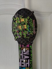 Teenage Mutant Ninja Turtles Retro 2009 Nickelodeon Mirage Studios Belt Buckle