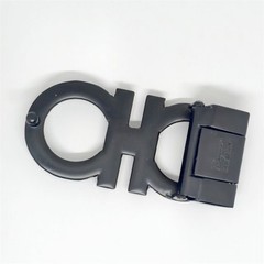 Salvatore Ferragamo Gancini matte black Belt Buckle for 34-35mm belt