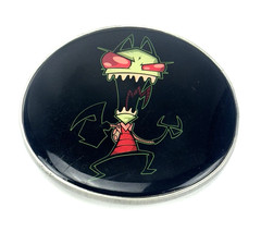 Large Vintage Nickelodeon Y2K GIR INVADER ZIM Belt Buckle 4&Prime;x3-1/2&Prime;