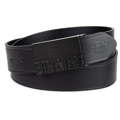 Dickies American Flag Plaque Buckle Casual Leather Belt-Size Medium