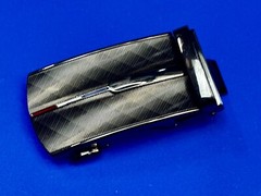 Mens Replacement Dress Style Nos Belt Buckle – Red White Blue Stripe