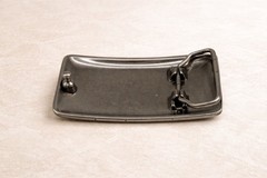 French Zamak Belt Buckle – Antique Silver, Fits 1.5&Prime; Belt