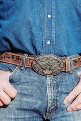 Montana Silversmiths Soaring Eagle Arms Attitude Belt Buckle