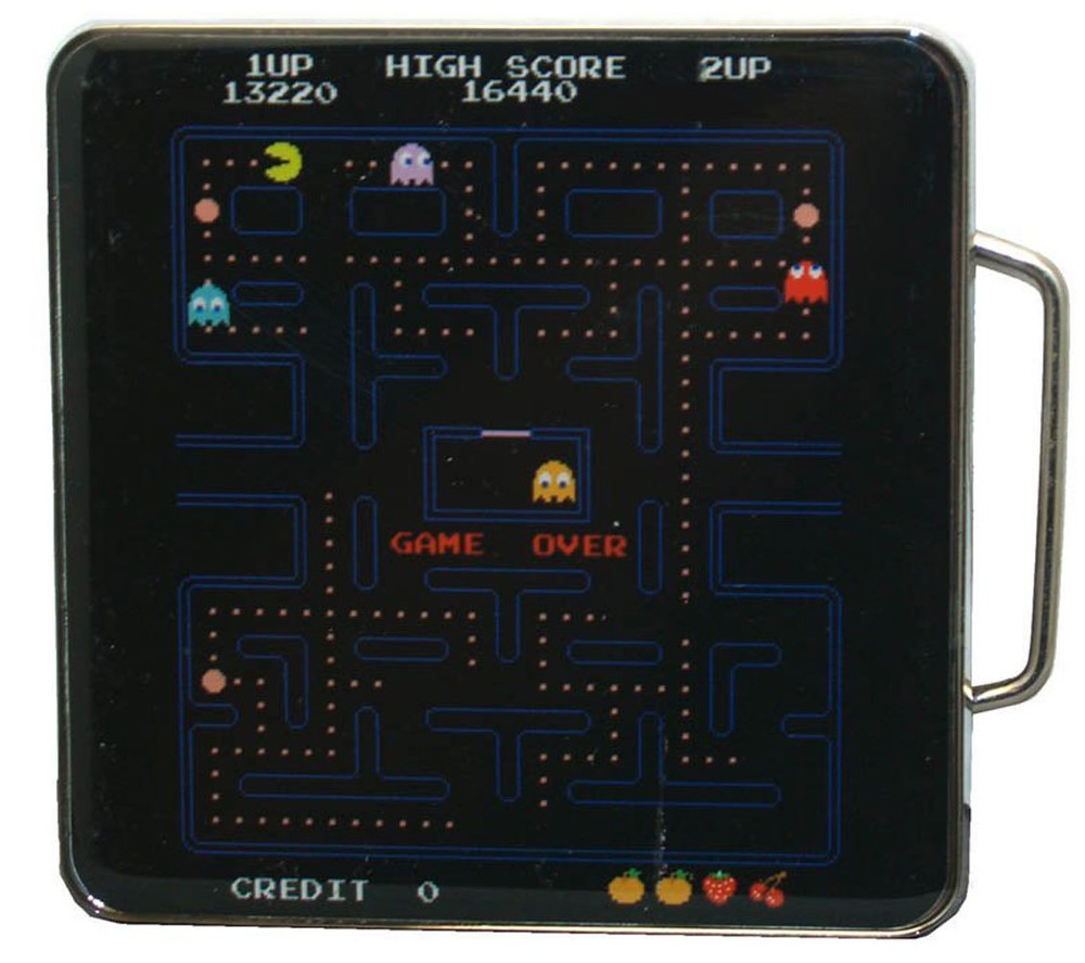 Belt Buckle – Pac-Man – Game Board – Arcade Game, Video game Gift