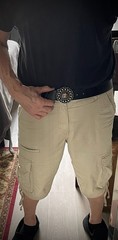 Handmade Round Cross Belt Buckle Gothic Rock Metal Darren McNeese