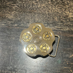 GUN SPINNER BULLET Belt Buckle – Metal Belt Buckle – Brand New