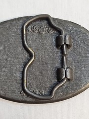Vintage Masonic Masons BTS Brass Belt Buckle