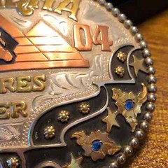 Frontier Brand WSAQHA Quarter Horse Trophy Award Belt Buckle
