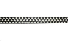 Punk Rock Rivet Faux Holes Row Grommet Crsytal Stone Belt