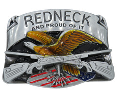 Redneck Belt Buckle Biker Rocker Buckle USA Western Country Style