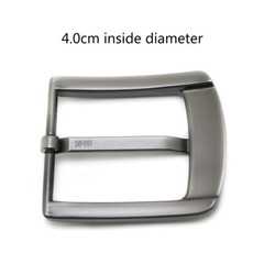 40mm Zinc Alloy Metal Pin Single Belt Buckle for Men Leather Belt Waist Strap US